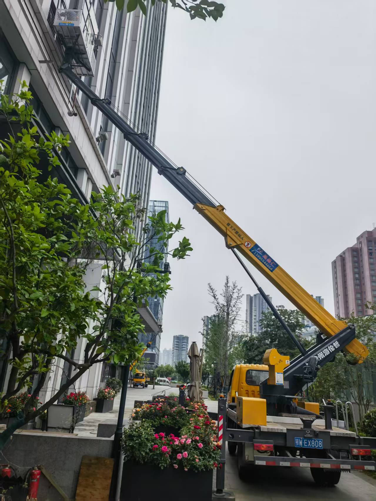 枣阳18米登高车出租，荆州路灯车租赁